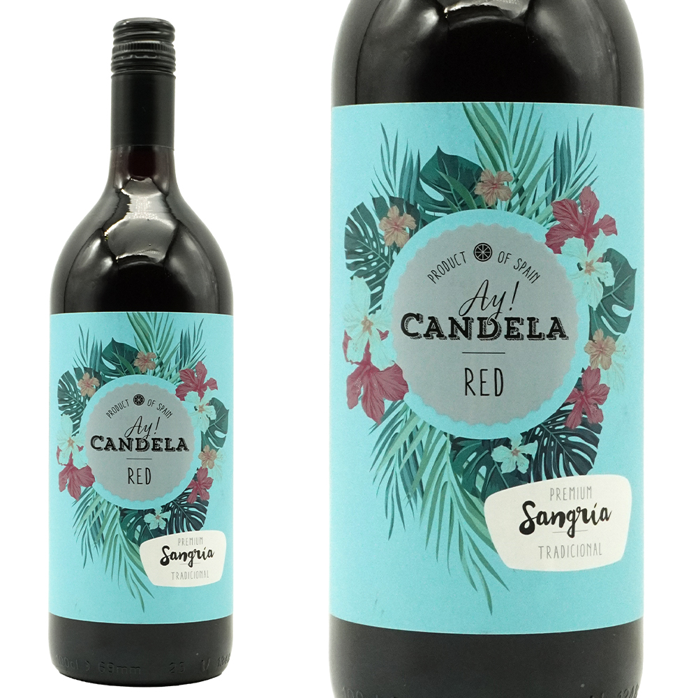 アイ カンデラ サングリア 赤 1L (1000ml) バラオンダ スペイン ヴィーガン認証 アルコール度数6％