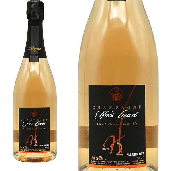 イヴ ルーヴェ シャンパーニュ キュヴェ 2H(ドゥー アッシュ) ブリュット ピノ ノワール100％ イヴ・ルーヴェ家 フランス 白ワイン