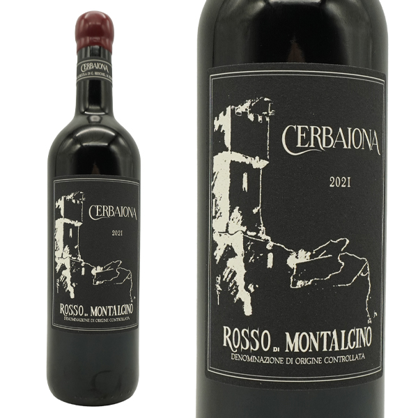 ロッソ ディ モンタルチーノ 2021 チェルバイオーナ D.O.C.ロッソ ディ モンタルチーノ サンジョヴェーゼ グロッソ種100% 正規品