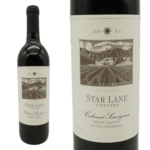スターレーン ヴィンヤード カベルネ ソーヴィニヨン ハッピー キャニオン オブ サンタ バーバラ 2011 年 ハッピー キャニオン オブ サンタ バーバラ A.V.A
