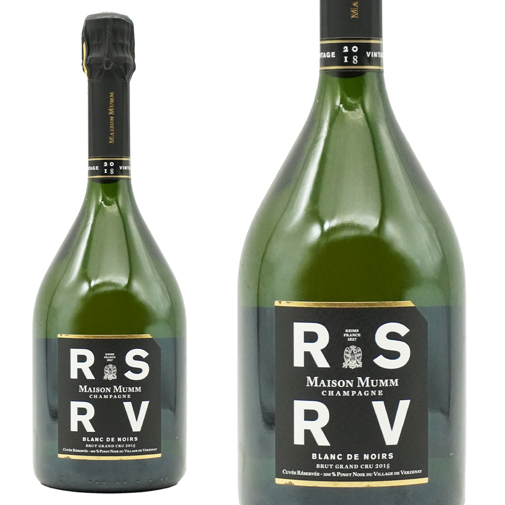 【正規品】メゾン マム シャンパーニュ RSRV ブラン ド ノワール 2018 AOCミレジメ シャンパーニュ 100％ピノ ノワール