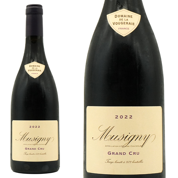ミュジニー グラン クリュ 特級 2022 蔵出し品 ドメーヌ ド ラ ヴージュレー元詰 AOCミュジニー グラン クリュ 自然派 正規品 赤 辛口