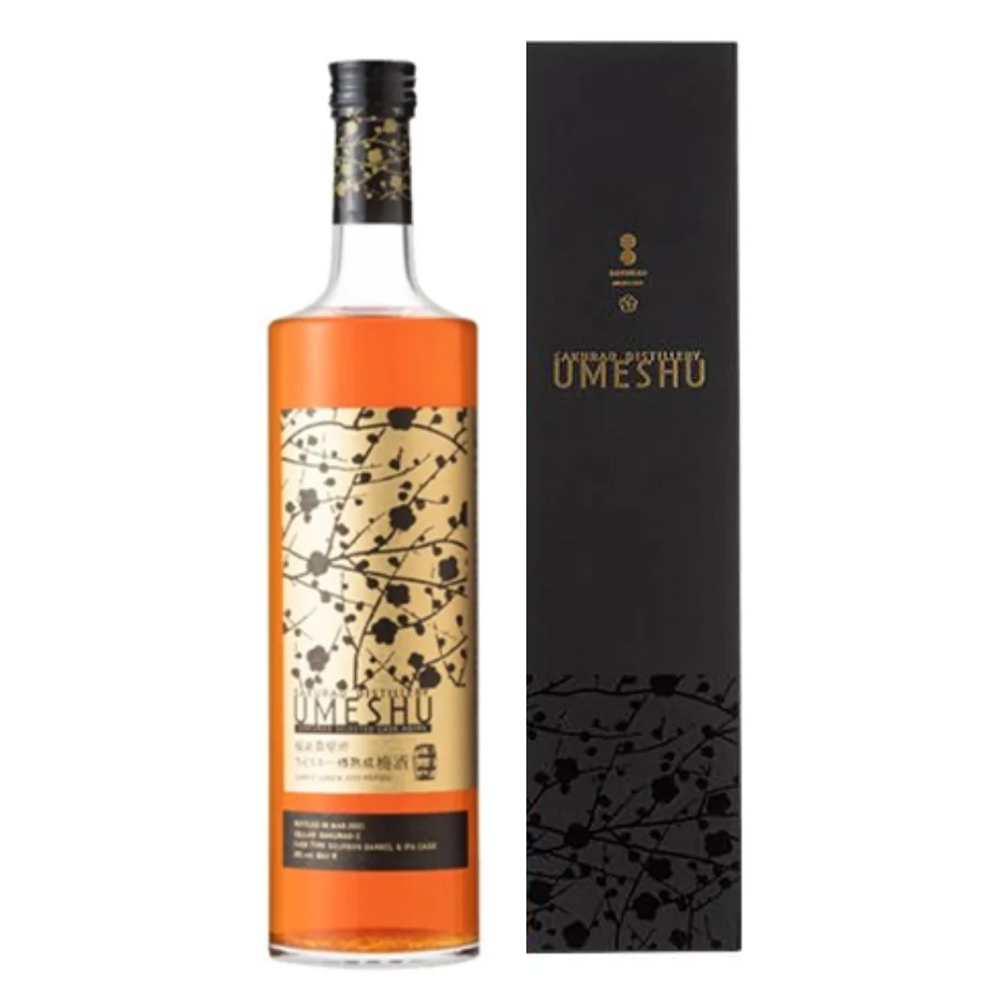 【正規品 箱入】SAKURAO ウイスキー樽熟成梅酒 2026 シングルモルトウイスキー ブレンド 梅酒 600ml 19％