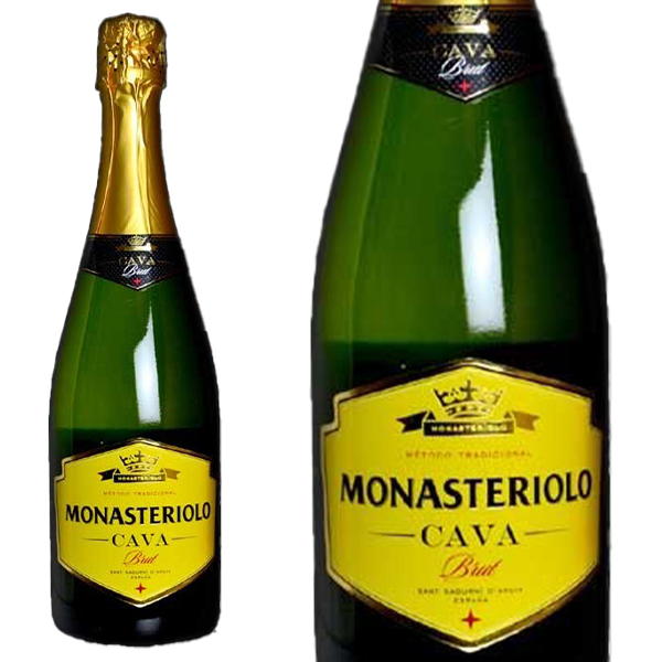 モナステリオーロ カバ ブルット (瓶内2次発酵方式) (シャンパーニュ方式) マルケス デ モニストロル社 サクラワインアワード 2023金賞受賞