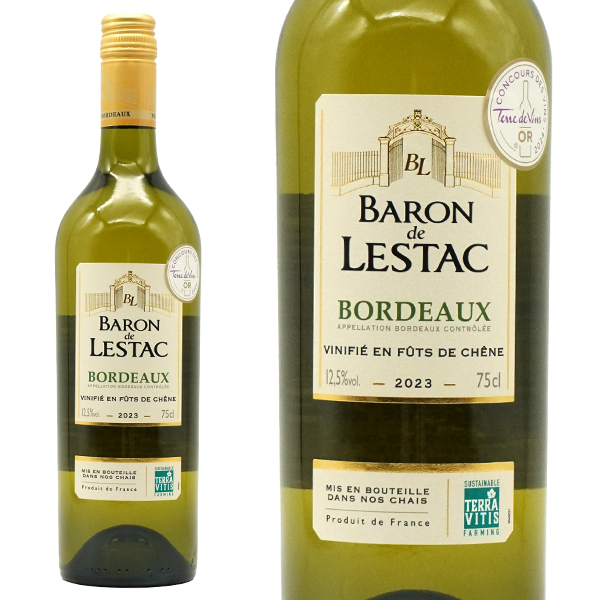 バロン・ド・レスタック ブラン フット・ド・ジェーヌ 2023年 AOCボルドー （白ワイン・ボルドー）