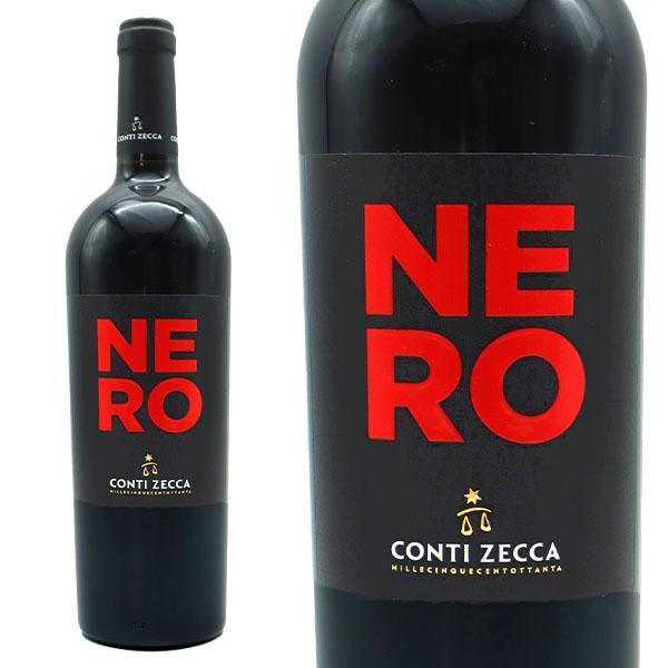 ネロ 2020 オーク樽18ヶ月熟成＋瓶熟成6ヶ月計24ヶ月 コンティ ゼッカ元詰 (プーリア州初のトレビッキエーリ10個獲得のスターワイナリー認定)