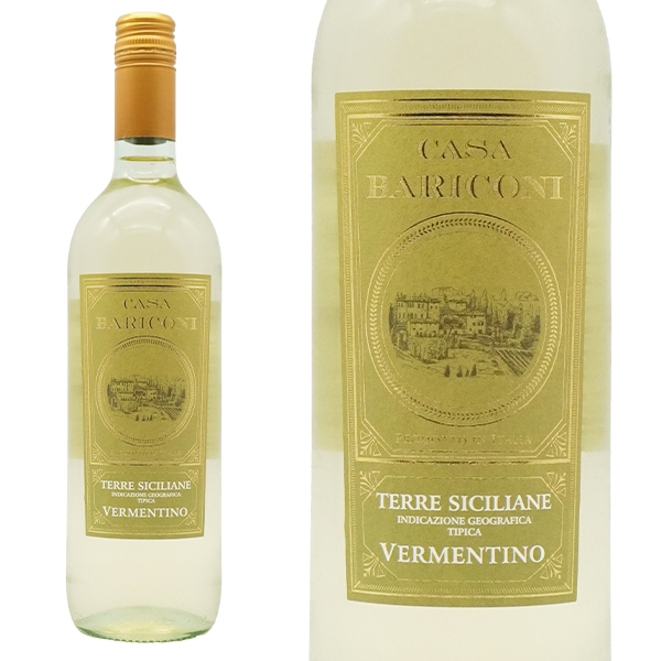 カーザ バリコーニ ヴェルメンティーノ 2024 カーザ バリコーニ ロッカ IGPテッレ シチリアーネ 辛口 白 稲葉輸入品 イタリア