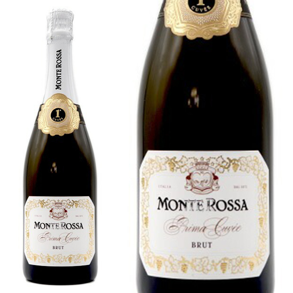 フランチャコルタ ブリュット プリマ キュヴェ 1キュヴェ モンテ・ロッサ社 DOCGフランチャコルタ ブリュット 瓶内二次発酵 シャンパン方式