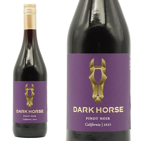 ダークホース ピノ ノワール 2023 カリフォルニア ワイン 赤ワイン 辛口 ミディアムボディ~フルボディ 750ml