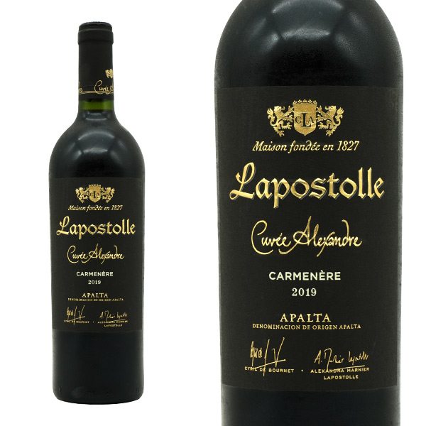 ラポストール キュヴェ アレクサンドル カルメネール 2019 カーサ ラポストール元詰 自然派 ビオロジック DOコルチャグア ヴァレー 正規品