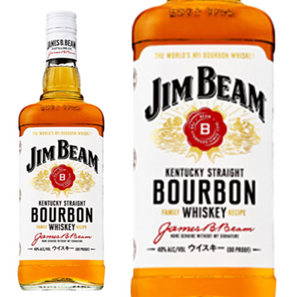 ジムビーム ホワイト 40% リッターボトル 1000ml 正規 (バーボンウイスキー) 家飲み