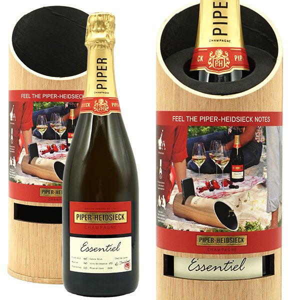 パイパー エドシック エッセンシエル キュヴェ エクストラ ブリュット 限定品 ナチュラル サウンド スピーカー限定スペシャルパッケージ