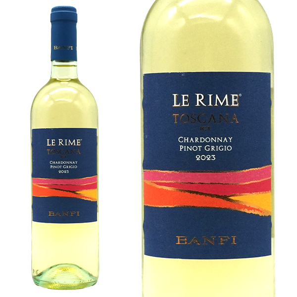 バンフィ レ リメ トスカーナ ビアンコ(シャルドネ＆ピノ グリージョ) 2023 年 カステッロ バンフィ社元詰