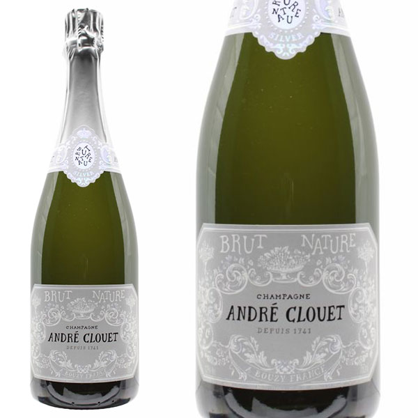 アンドレ クルエ シャンパーニュ ブリュット ナチュール シャンパン 750ml シルバー