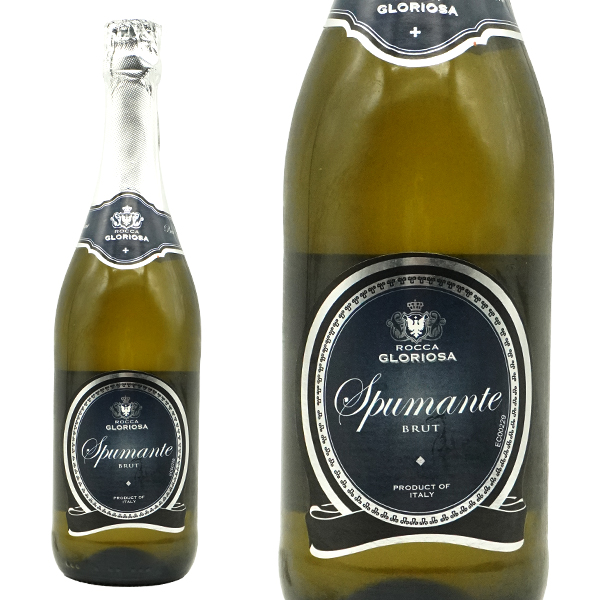 ロッカ グロリオサ ヴィーノ スプマンテ ブリュット N.V コントリ社 コルク型プラスチック製キャップ使用