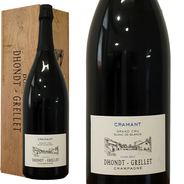 【豪華木箱入り 3L】超特大ボトル ドント グルレ シャンパーニュ グラン クリュ 特級 クラマン (2021)