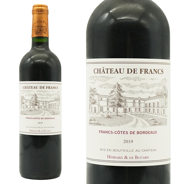 シャトー ド フラン 2019 オーク樽熟成 AOCフラン コート ド ボルドー アルコール度数14.5％