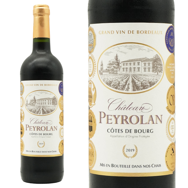 シャトー ペイロラン 2019  AOPコート ド ブール オーク樽驚異の18ヶ月熟成 驚異の10冠金賞受賞酒 (10個のゴールドメダル受賞酒)