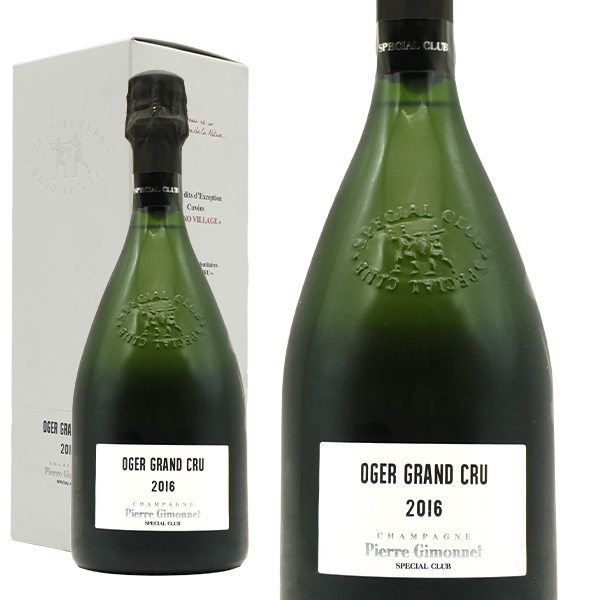 【専用箱付】ピエール ジモネ シャンパーニュ スペシャル クラブ オジェ グラン クリュ(特級) エクストラ ブリュット ミレジム 2016