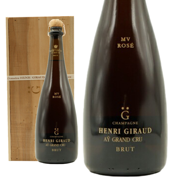 【豪華木箱入】アンリ ジロー シャンパーニュ ロゼ キュヴェ フュ ド シェーヌ グラン クリュ 特級 アイ マルチ ヴィンテージ (N.V)