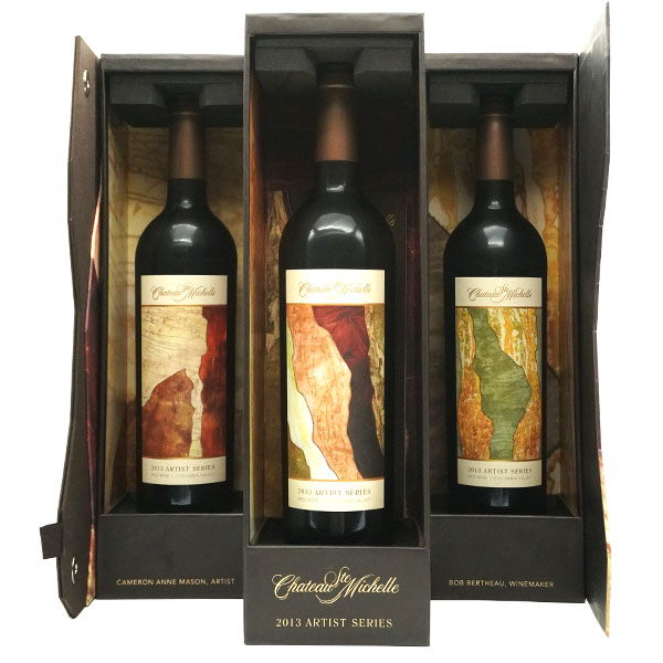シャトー サン ミッシェル メリタージュ アーティスト シリーズ 2013 超豪華ギフト箱赤3本入セット 蔵出し限定作品 正規品