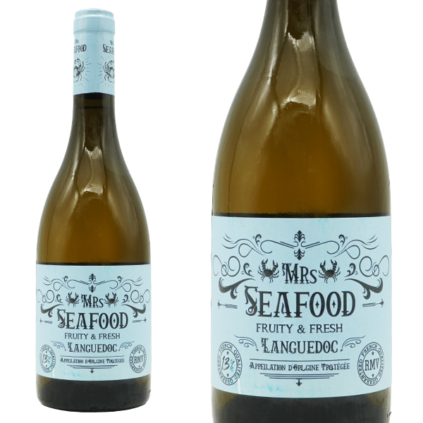 ミセス シーフード 2023 ヴィニョーブル ヴェラス元詰(4代目ニコラ ベラス家)(ドメーヌ マス デュ ポン) AOPラングドック ブラン