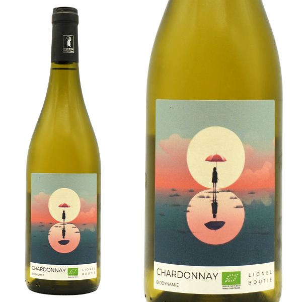 ムーン レンジ シャルドネ 2023 リオネル ブティエ家元詰 シャルドネ種100% 辛口 白 自然派 ビオディナミ IGPペイ ドック シャルドネ