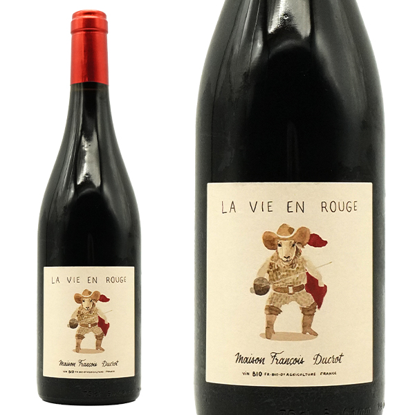 ラ ヴィ アン ルージュ (メルロ) 2024 ザ シープ（byメゾン フランソワ デュクロ）(フランソワ デュクロ家) ビオロジック 12%