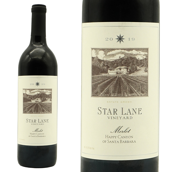 スターレーン ヴィンヤード メルロー ハッピー キャニオン オブ サンタ バーバラ 2019 フレンチオーク樽100%&驚異の22ヶ月熟成 AVA