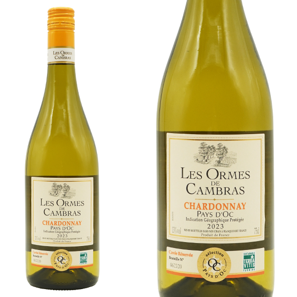 レ ゾルム ド カンブラスシャルドネ キュヴェ レセルヴ 2023 シャルドネ デュ モンド(金賞) ラベルニロットナンバー入り IGTペイ ドック フランス【eu_ff】 1023