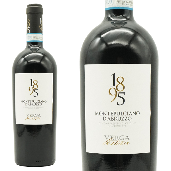 ナターレ ヴェルガ 1895 モンテプルチアーノ ダブルッツォ 2022 ナターレ ヴェルガ DOCモンテプルチアーノ ダブルッツォ 重厚ボトル 赤