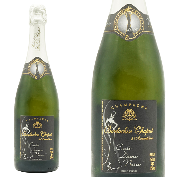 ブーラシャン シャピュ シャンパーニュ キュヴェ ダム ノワール ブリュット ミレジメ 2018 (8代目当主 ジョフレ ブラシャン家) 自然派