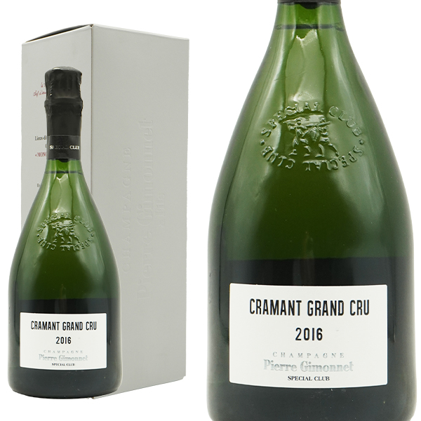 【専用箱付】ピエール ジモネ シャンパーニュ スペシャル クラブ クラマン グラン クリュ 特級 エクストラ ブリュット ミレジム 2016 正規代理店輸入品