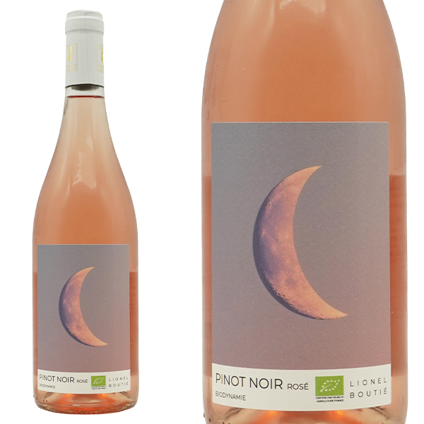 ムーン レンジ ピノ ノワール ロゼ 2023 リオネル ブティエ家元詰 ピノ ノワール種100% 辛口 白 自然派 ビオディナミ ロゼ 12.7％
