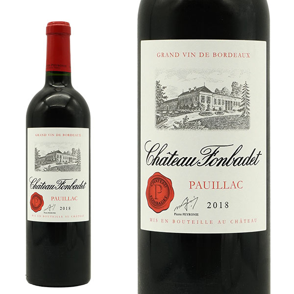 シャトー フォンバデ 2018 オーク樽18ヶ月熟成 AOCポイヤック クリュ ブルジョワ (コンサルタント エリック ボワスノ)