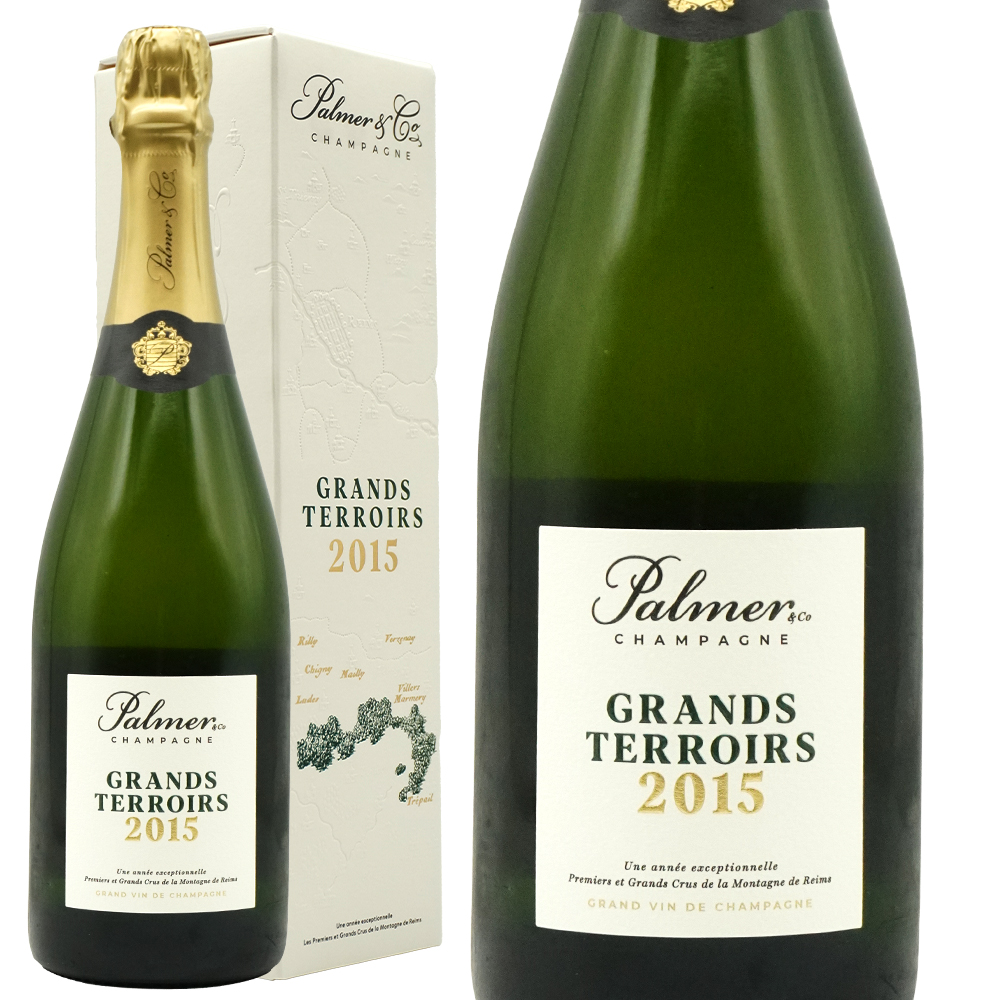 【ギフト箱入】パルメ シャンパーニュ グラン テロワール ブリュット ミレジメ 2015 CM(Palmer&Co) AOCミレジメ シャンパーニュ