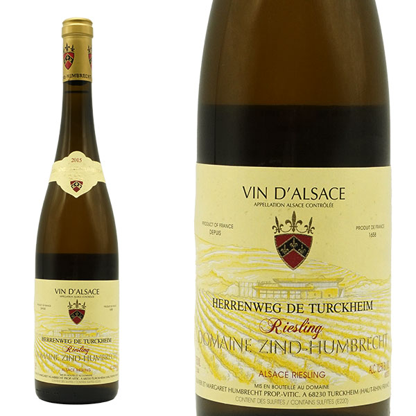 アルザス リースリング ヘレンヴェッグ ド チュルクハイム 2015 自然派ビオディナミ(エコセール認証)ビオディヴァン AOCアルザス リースリング