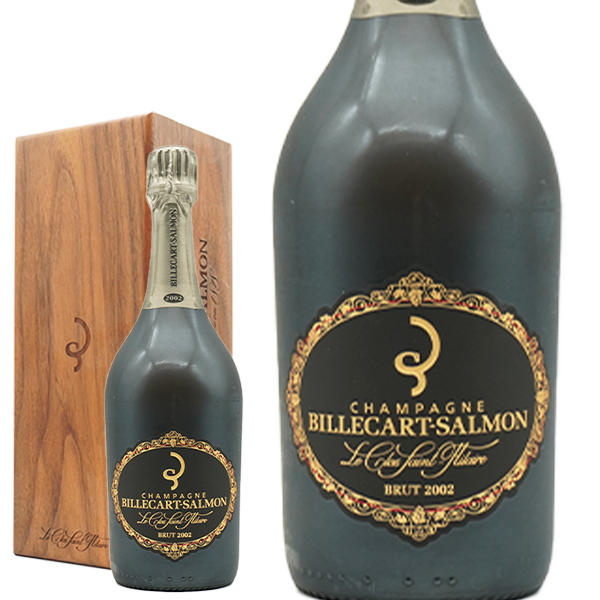 【豪華マホガニー調木箱入】ビルカール サルモン シャンパーニュ ル クロ サンティレール ブラン ド ノワール ブリュット ミレジメ 2002 rare-wine