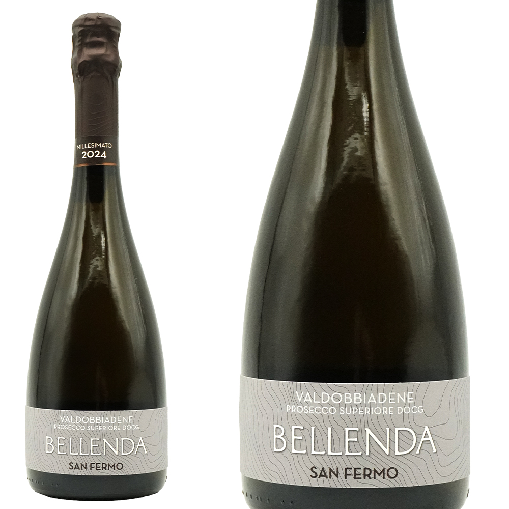ベッレンダ プロセッコ ディ コネリアーノ ヴァルドッビアーデネ ブリュット ミレジマート 2024年 スパークリングワイン
