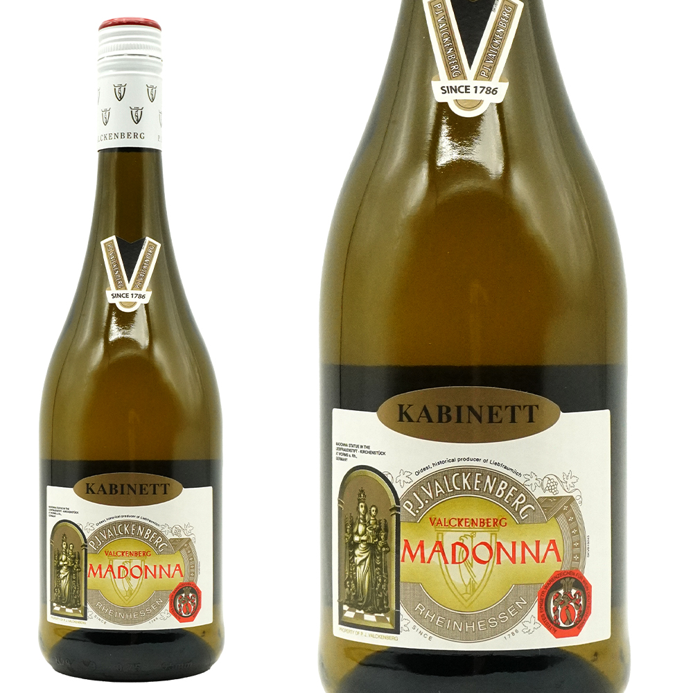 リープフラウミルヒ マドンナ 2021年 カビネット(ファンケンベルク社)ドイツ ラインヘッセン(裏ラベルにロットNo入り)