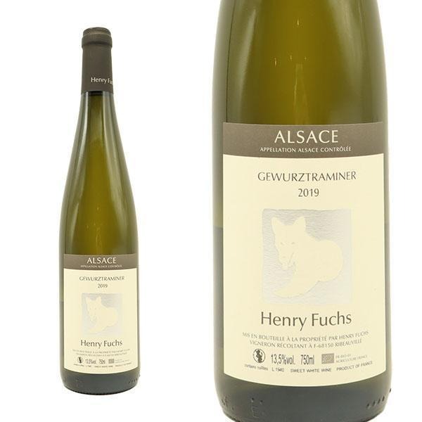 アルザス ゲヴュルツトラミネール 2022 蔵出し限定品 アンリ フックス元詰 自然派 ビオロジック ゲヴェルツトラミネール種100%