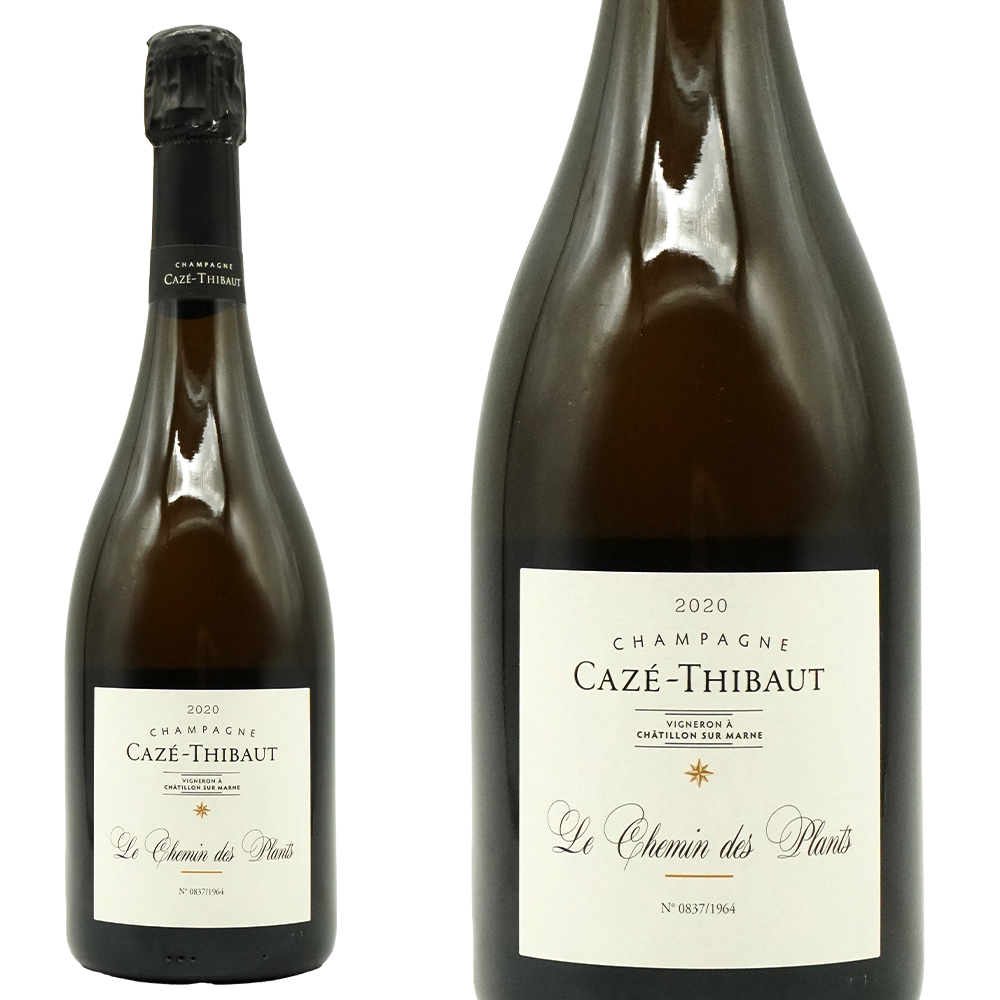 カゼ ティボー シャンパーニュ シュマン デ プラン エクストラ ブリュット ブランドブラン ミレジメ 2020 RM 生産者元詰