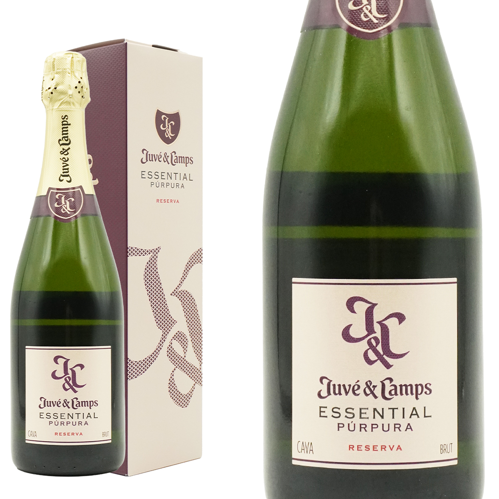 【箱入】ジュヴェ カンプス カヴァ(カバ) エッセンシャル プルプラ レセルバ ブリュット ヴィンテージ[2020]年  ブリュット D.O.カバ