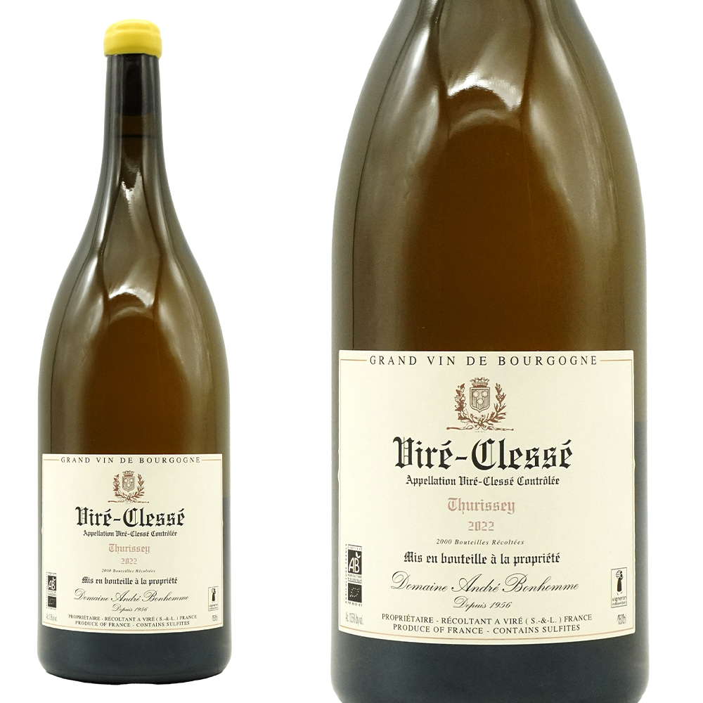 【大型ボトル】ヴィレ クレッセ チュリセ 2022 蔵出し限定生産品 ドメーヌ アンドレ ボノム元詰 正規代理店輸入品 ロウ封印キャップ 重厚ボトル