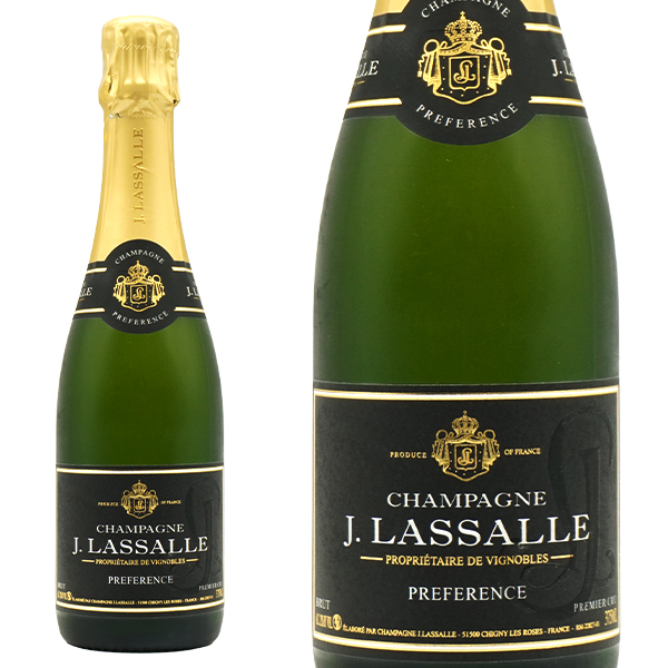 【ハーフサイズ】J(ジェイ) ラサール シャンパーニュ プルミエ クリュ 一級“キュヴェ プレフェランス”R.M 生産者元詰 希少ハーフサイズ