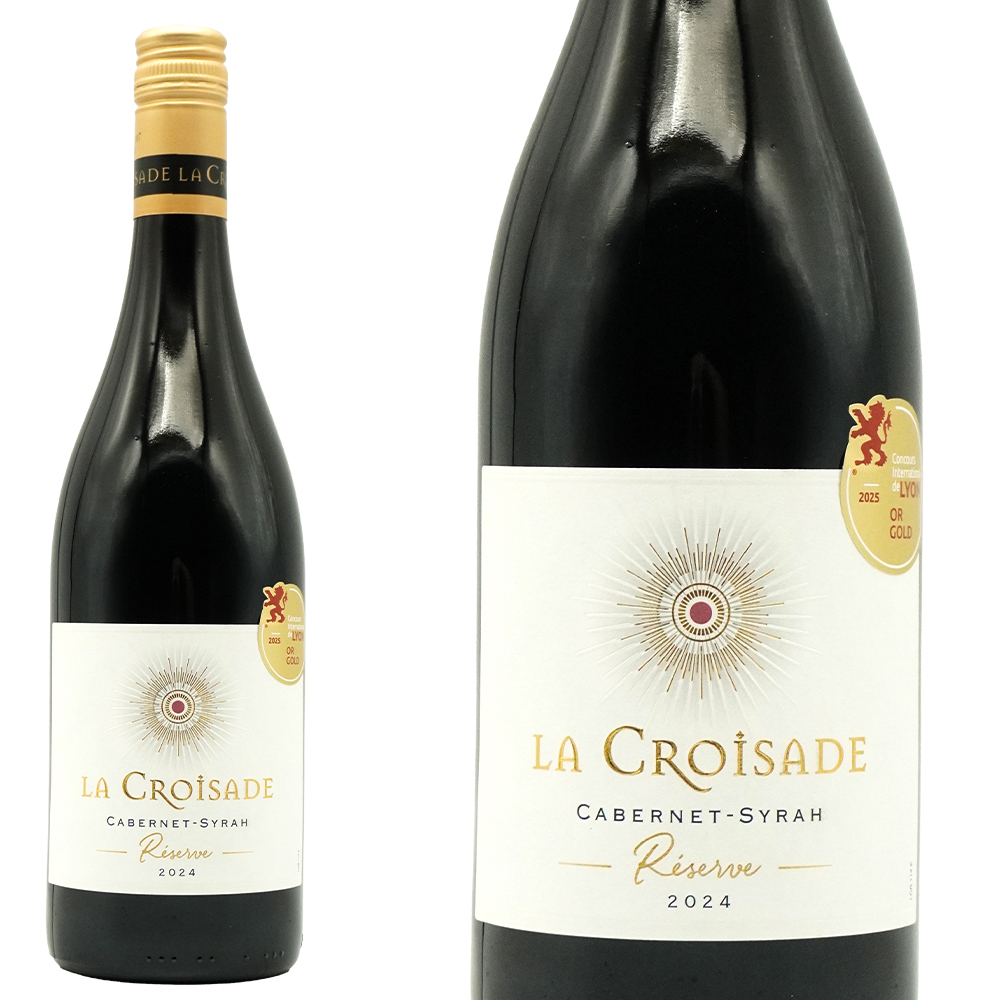 ラ クロワザード レゼルヴ カベルネ シラー 2024 フランス ラングドックルーション 赤ワイン ワイン 辛口 フルボディ 750ml