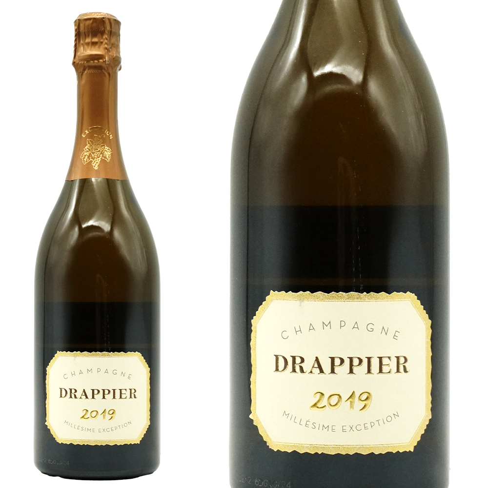 ドラピエ シャンパーニュ エクセプション ブリュット ミレジム 2019 数量限定輸入品 レリーフボトル ドラピエ社 正規代理店輸入品 白 辛口
