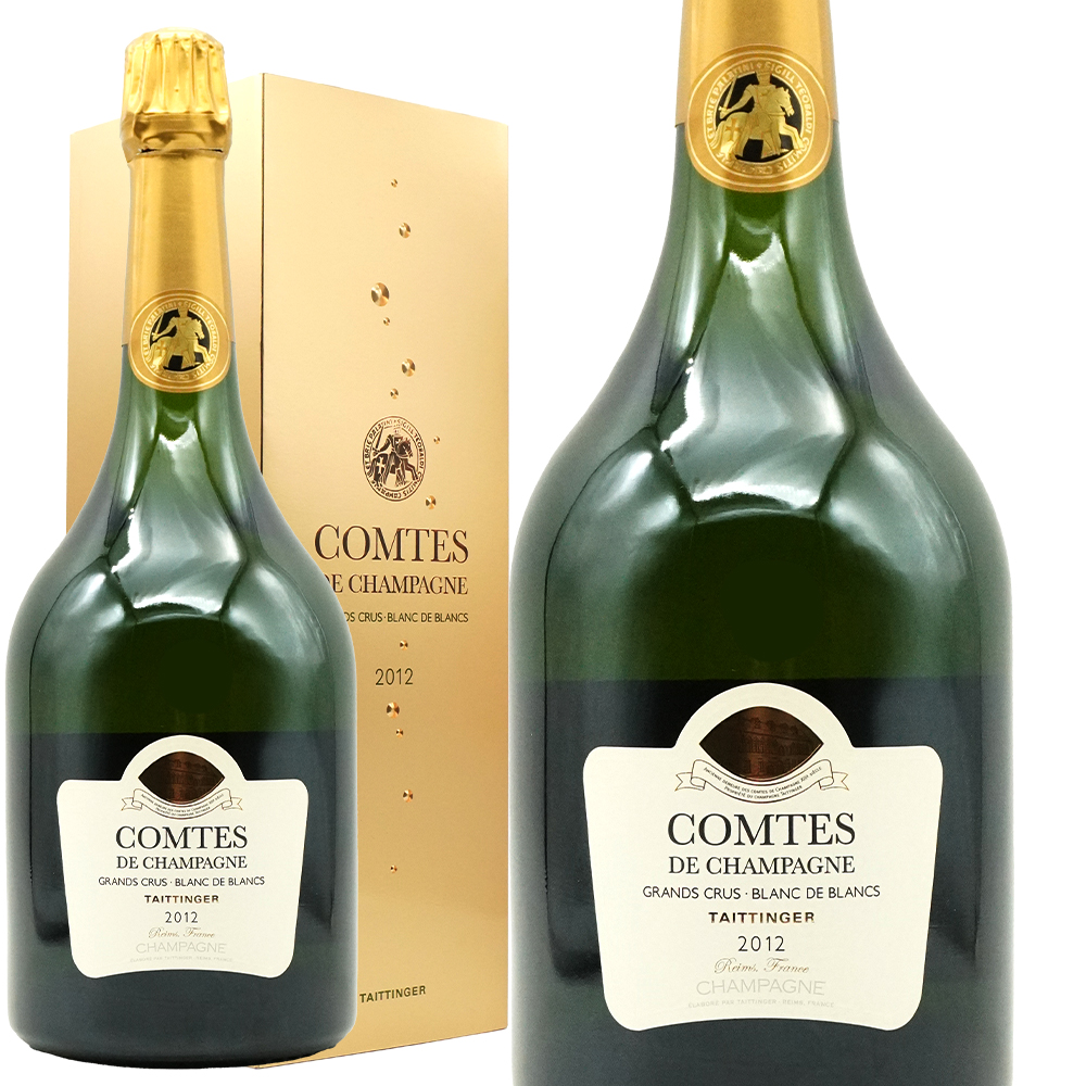 【大型ボトル 豪華箱入】テタンジェ コント ド シャンパーニュ ブリュット ミレジム 2012 セラー出し限定品 (正規代理店輸入品)