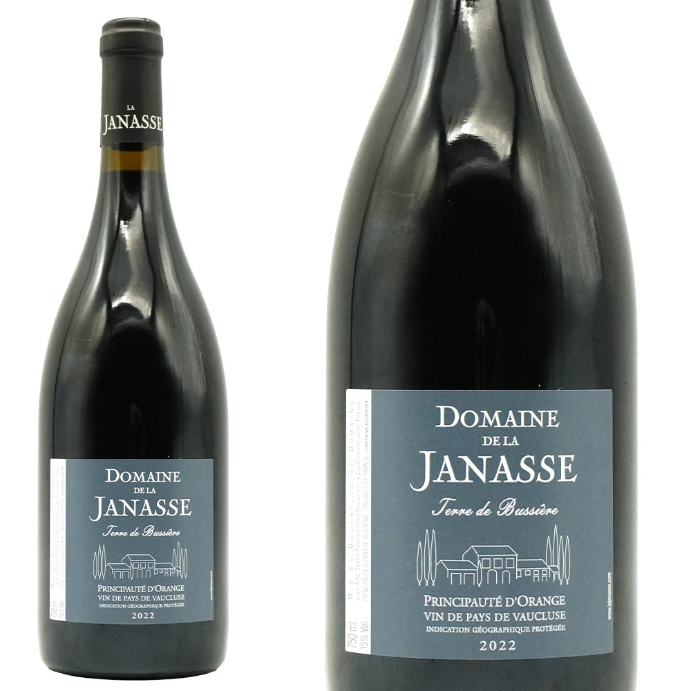 テール ド ブシェール プランシポテ ドランジェ 2022 年 ドメーヌ ド ラ ジャナス元詰 ブラックラベル 重厚ボトル