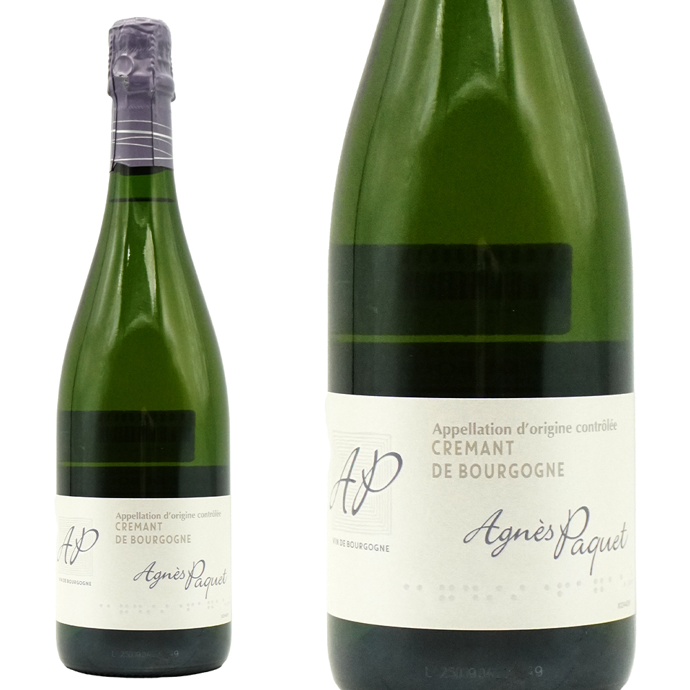クレマン・ド・ブルゴーニュ N.V. アニェス・パケ 750ml (スパークリングワイン フランス 白 箱なし) 家飲み